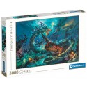 PUZZLE BATAILLE SOUS L'EAU 3000 PIECES 119X85CM - THE BATTLE UNDERWATER