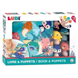 LIVRE DE BAIN ET SES PUPPETS MARINS-LiloJouets-Morbihan-Bretagne