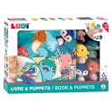 LIVRE DE BAIN ET SES PUPPETS MARINS