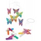 Coffret mobile vitrail papillons - kit creatif art et creations-lilojouets-morbihan-bretagne