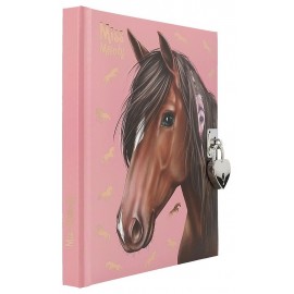 JOURNAL INTIME AVEC CADENAS CHEVAL CARNET SECRET MISS MELODY-LiloJouets-Morbihan-Bretagne