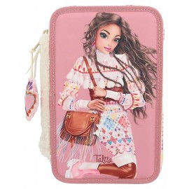 TROUSSE FOURRURE BLANCHE FILLE TOPMODEL COMPLETE 3 COMPARTIMENTS TOPMODEL