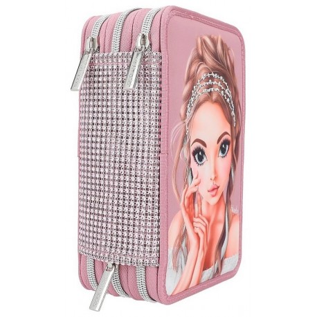 TROUSSE DIAMANTS ROSE 3 COMPARTIMENTS TOPMODEL-LiloJouets-Morbihan-Bretagne