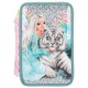 Trousse fourrure fantasy tigre complete 3 compartiments topmodel-lilojouets-morbihan-bretagne