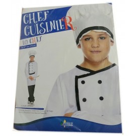 DEGUISE. CHEF CUISINIER 5/7 ANS 128CM-LiloJouets-Morbihan-Bretagne