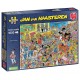 Puzzle comic jour des morts 1000 pieces 68x49cm - jan van haasteren-lilojouets-morbihan-bretagne