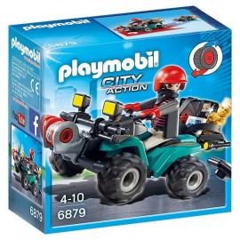 6879 QUAD AVEC TREUIL ET BANDIT-jouets-sajou-56