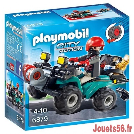 6879 QUAD AVEC TREUIL ET BANDIT-jouets-sajou-56