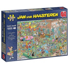 PUZZLE COMIC FETE D'ANNIVERSAIRE 1000 PIECES 68X49CM - JAN VAN HAASTEREN-LiloJouets-Morbihan-Bretagne