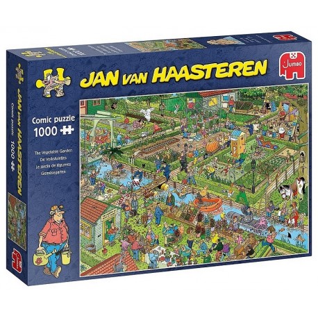 PUZZLE COMIC JARDIN DE LEGUMES 1000 PIECES 68X49CM - JAN VAN HAASTEREN-LiloJouets-Morbihan-Bretagne