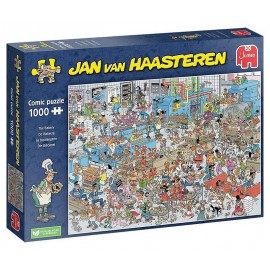 PUZZLE COMIC LA BOULANGERIE 1000 PIECES - JAN VAN HAASTEREN-LiloJouets-Morbihan-Bretagne