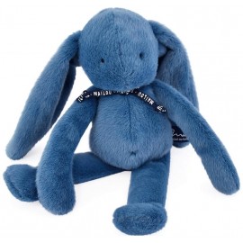 PELUCHE LAPIN MELOE BLEU INTENSE 37CM - Fabrication Française