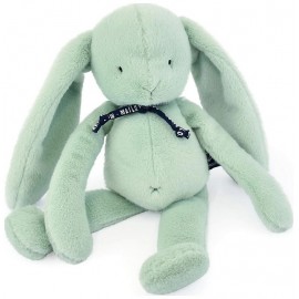 PELUCHE LAPIN MELOE VERT SAUGE 37CM-LiloJouets-Morbihan-Bretagne