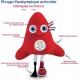 Mascotte officielle jo para-olympique paris 2024 - peluche premium articulee-lilojouets-morbihan-bretagne