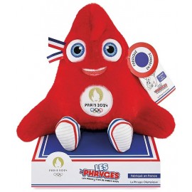 MASCOTTE OFFICIELLE JO PARIS 2024 PHRYGE - PELUCHE PREMIUM ARTICULEE-LiloJouets-Morbihan-Bretagne