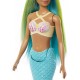 Poupee barbie sirene 30cm cheveux bleus-lilojouets-morbihan-bretagne