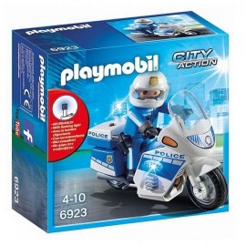 6923 MOTO DE POLICIER AVEC GYROPHARE-jouets-sajou-56