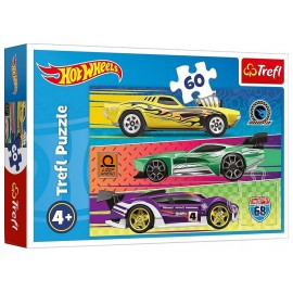 PUZZLE HOT WHEELS COURSES 60 PIECES 33X22CM PETITE BOITE-LiloJouets-Morbihan-Bretagne