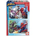 PUZZLES SPIDERMAN 2X48 PIECES 28X20CM