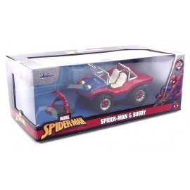 VEHICULE BUGGY METAL AVEC FIGURINE SPIDERMAN 1.24E-LiloJouets-Morbihan-Bretagne