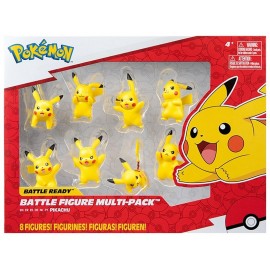 COFFRET 8 FIGURINES 4CM PIKACHU BATTLE FIGURE MULTI-PACK