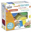PACK 4 POTS PEINTURE 80ML - MES PREMIERES PEINTURES ULTRA-LAVABLES