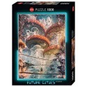 PUZZLE FUTURE CITIES SHROOMLAND 1000 PIECES 50X70CM - GAL BARKAN