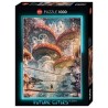 PUZZLE FUTURE CITIES SHROOMLAND 1000 PIECES 50X70CM - GAL BARKAN-LiloJouets-Morbihan-Bretagne