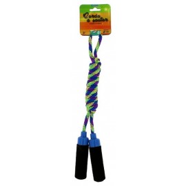 CORDE A SAUTER 213CM POIGNEES MOUSSE ASST