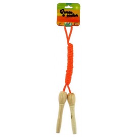 CORDE A SAUTER 213CM POIGNEES BOIS ASST