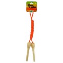 CORDE A SAUTER 213CM POIGNEES BOIS ASST