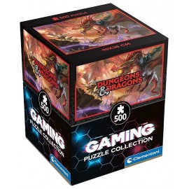PUZZLE DONGEONS & DRAGONS 500 PIECES 49X36CM - CUBE GAMING PUZZLE COLLECTION-LiloJouets-Morbihan-Bretagne
