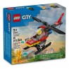 60411 HELICOPTERE DE SECOURS DES POMPIERS - LEGO CITY-LiloJouets-Morbihan-Bretagne