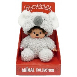 PELUCHE MONCHHICHI 20CM DEGUISEMENT KOALA