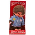 PELUCHE MONCHHICHI GARCON 20CM VESTE EN JEAN