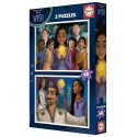 PUZZLES ASHA DISNEY WISH 2X48 PIECES 28X20CM