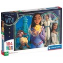 PUZZLE WISH ASHA LA BONNE ETOILE DISNEY 104 PIECES 38X27CM