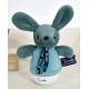 Veilleuse musicale culbuto lapin bleu 17cm-lilojouets-morbihan-bretagne