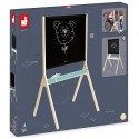 TABLEAU BOIS RECTO VERSO CLASSIQUE MAGNETIQUE SUR PIEDS