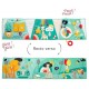 Tableau d'activites multiface tissu - 3 positions de jeu sophie la girafe-lilojouets-morbihan-bretagne