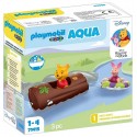 71415 WINNIE ET PORCINET AVEC RADEAU WINNIE L'OURSON PLAYMOBIL 1.2.3 AQUA DISNEY