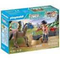 71357 MARECHAL FERRANT AVEC CHEVAL PLAYMOBIL HORSES OF WATERFALL