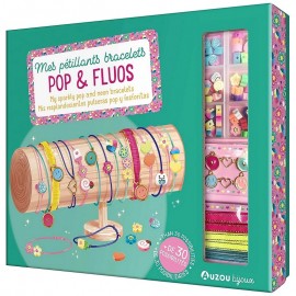 GRAND COFFRET PETILLANTS BRACELETS POP ET FLUOS - AUZOU BIJOUX