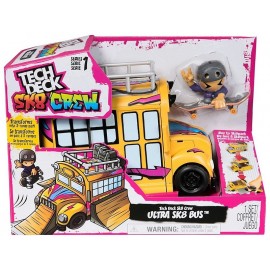 CAMION TECH DECK 24CM AVEC FINGER SKATE - DE BUS A SKATEPARK-LiloJouets-Questembert-Muzillac-Morbihan