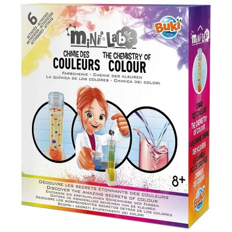 COFFRET CHIMIE DES COULEURS - MINI-LAB 6 ACTIVITES-LiloJouets-Questembert-Muzillac-Morbihan