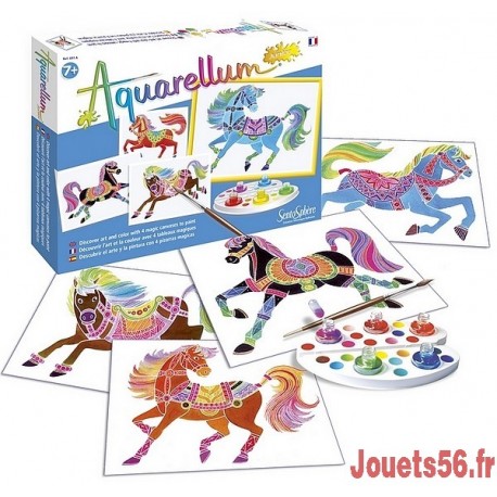 AQUARELLUM JUNIOR CHEVAUX-jouets-sajou-56