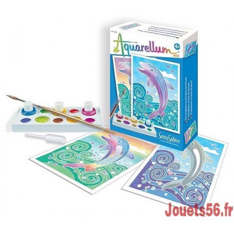 AQUARELLUM MINI DAUPHINS-jouets-sajou-56