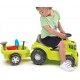 Porteur tracteur vert 85cm garni avec remorque 6 pieces-lilojouets-questembert-muzillac-morbihan