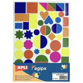 SACHET GOMMETTES MOTIFS ASSORTIS 10 FEUILLES-LiloJouets-Questembert-Muzillac-Morbihan