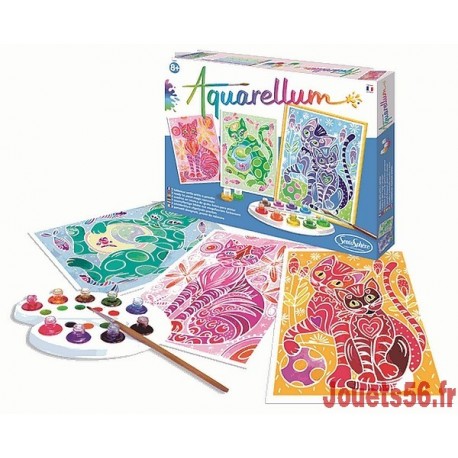 AQUARELLUM CHATS-jouets-sajou-56